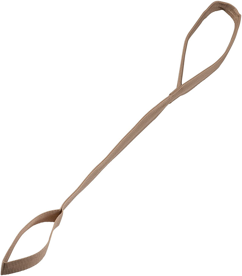 Load image into Gallery viewer, DMI Leg Lifter Strap, 32 Inches, Beige with Foot Loop and Hand Grip, Adult 32in