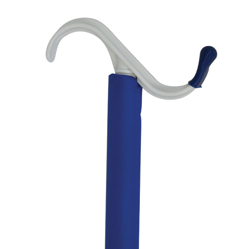 Load image into Gallery viewer, Blue Jay Dressing Stick - 24'' Soft Foam-Covered Handle, 2-in-1 Tool S Top Hook