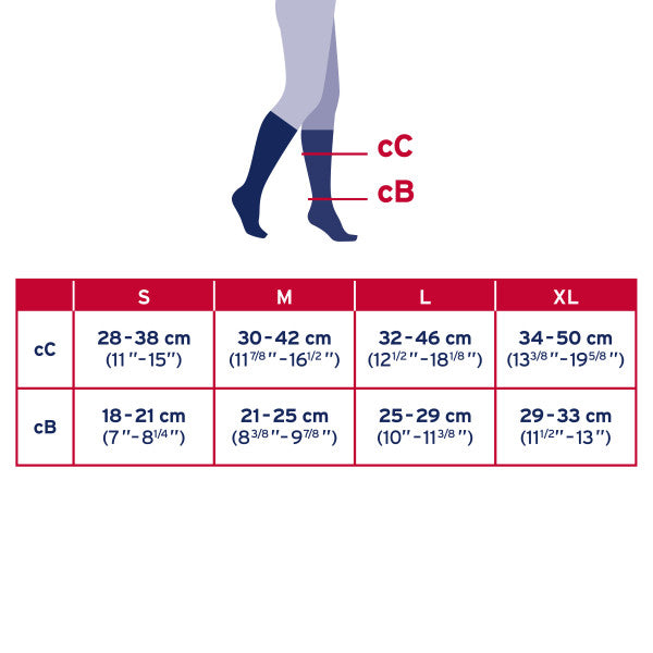 Load image into Gallery viewer, JOBST Women's Opaque Petite Knee High Knee High 20-30 mmHg Closed Toe