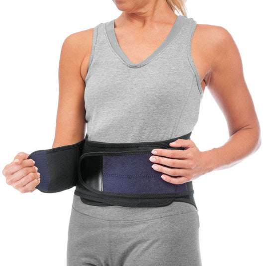 Mueller Lumbar Back Brace W/Removable Pad Black