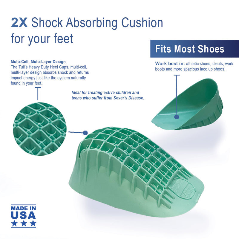 Load image into Gallery viewer, Medi-Dyne Tuli's Heavy Duty Heel Cups
