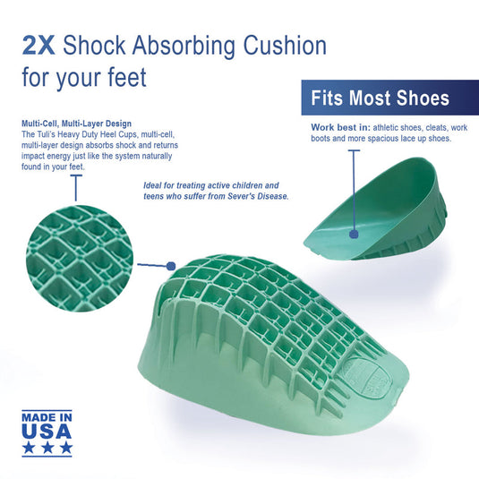 Medi-Dyne Tuli's Heavy Duty Heel Cups