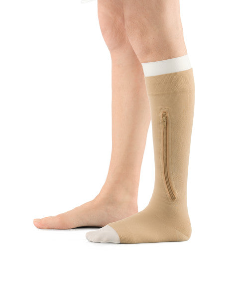 JOBST UlcerCARE 40+ mmHg Open Toe Stocking With Zipper