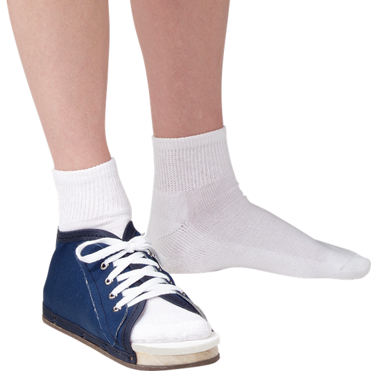 DeRoyal Canvas Wooden Post-Op Shoe