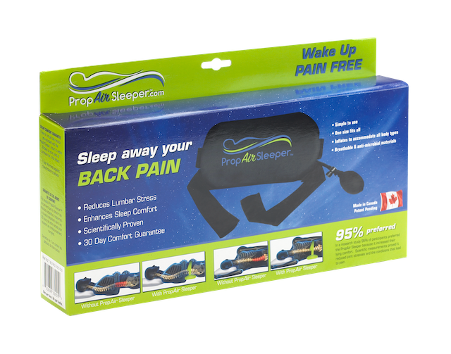 Load image into Gallery viewer, Innotech PropAir Sleeper Back Pillow - Black