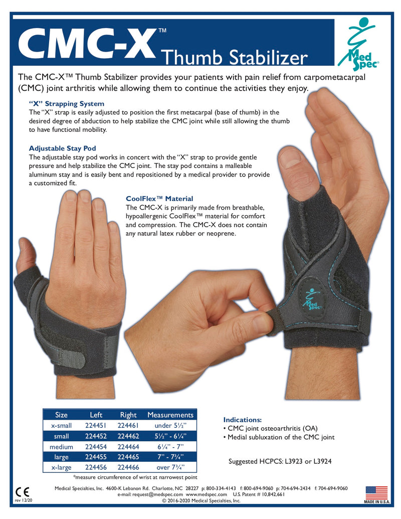 Load image into Gallery viewer, MedSpec CMC-X ™ Thumb Stabilizer
