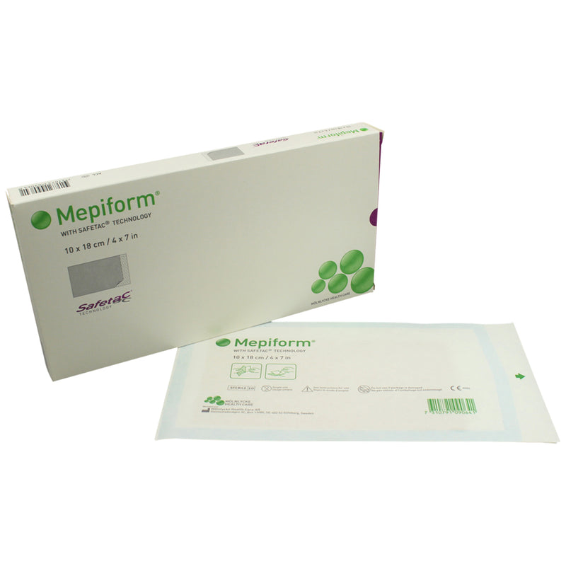 Load image into Gallery viewer, Mölnlycke Mepiform Safetac Self-Adherent Soft Silicone Dressing