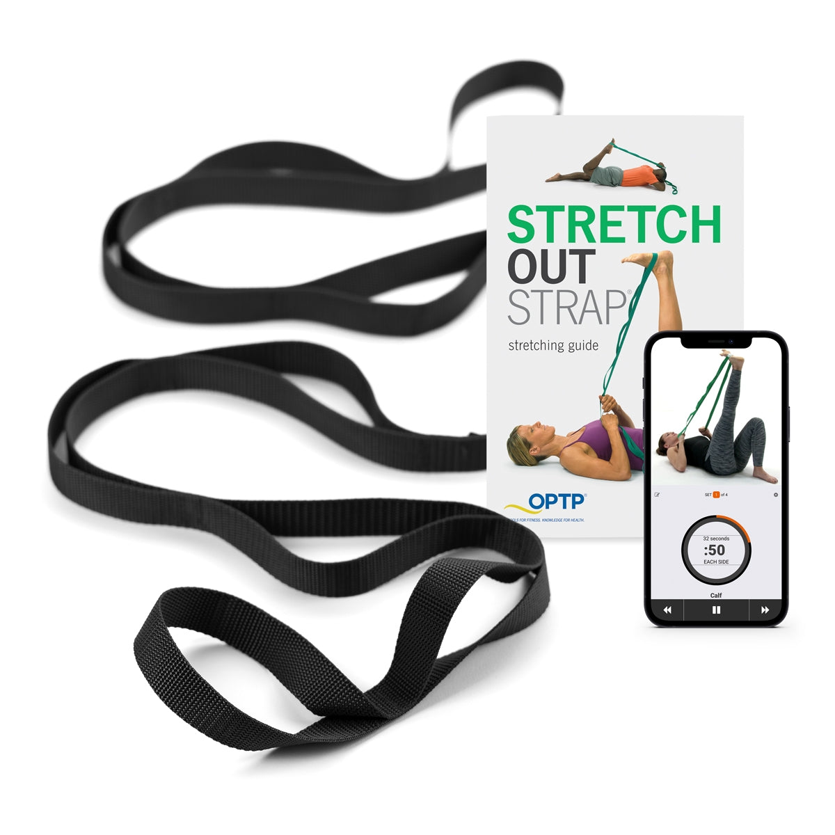 OPTP Stretch Out Strap XL with Exercise Booklet HPMS, Inc. The