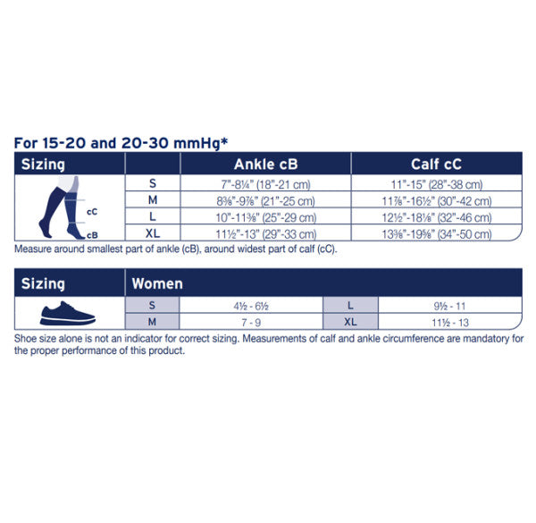 Load image into Gallery viewer, JOBST ACTIVA SoSoft 20-30 mmHg Knee High, Closed Toe, Ribbed