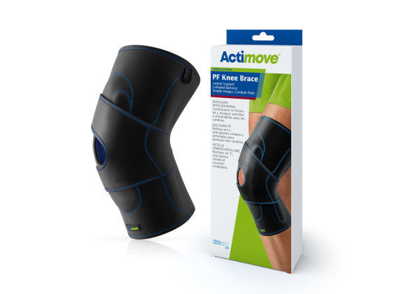 Load image into Gallery viewer, Actimove® Sports Edition PF Knee Brace Lateral Support Simple Hinges, Condyle Pads J-Shaped Buttress