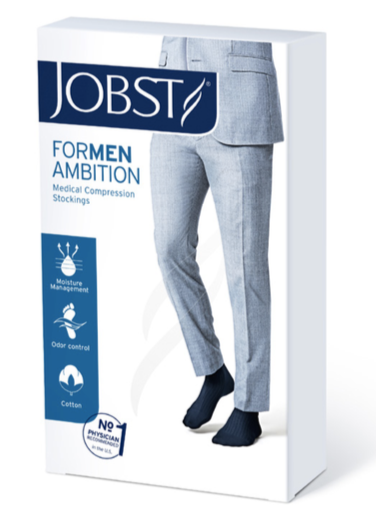 Load image into Gallery viewer, JOBST forMen Ambition W/ SoftFit Technology Knee High Regular 20-30 mmHg Socks