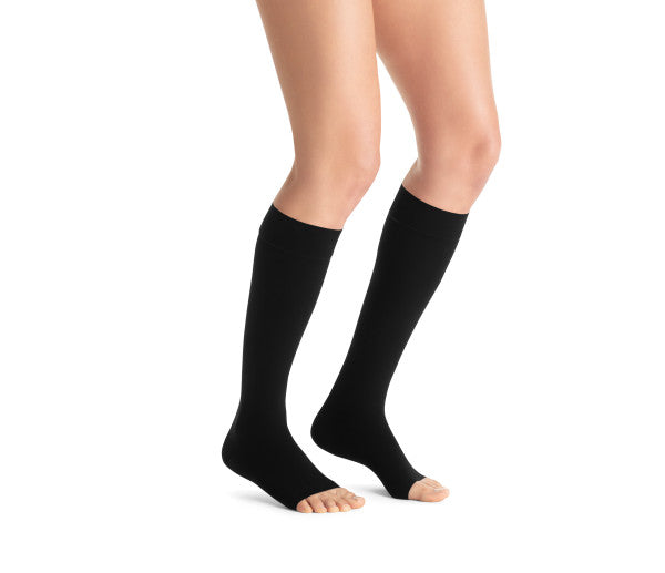 Load image into Gallery viewer, JOBST Women's Opaque Softfit Knee High 30-40 mmHg Open Toe