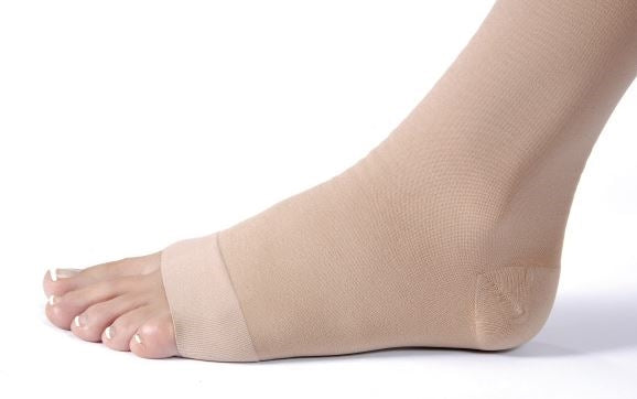 Load image into Gallery viewer, JOBST Relief Compression Stockings 15-20 mmHg Waist High Open Toe Petite