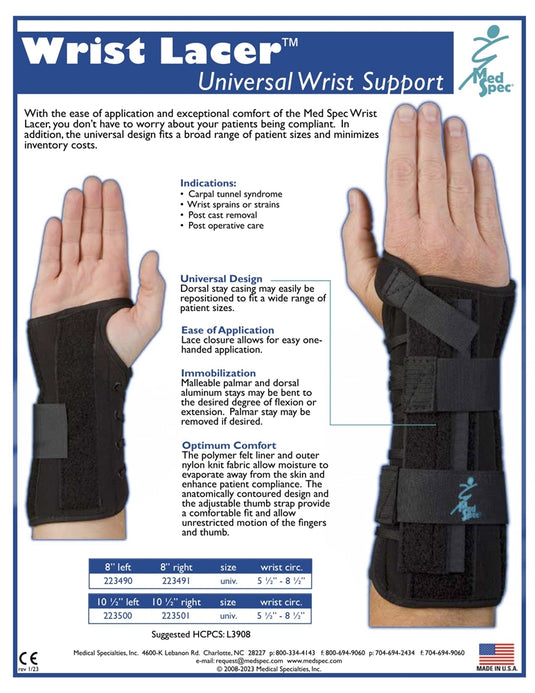 MedSpec Universal Wrist Lacer