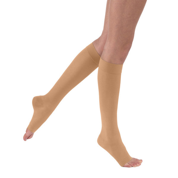 Load image into Gallery viewer, JOBST Women's Ultrasheer Knee High Classic 15-20 mmHg Open Toe
