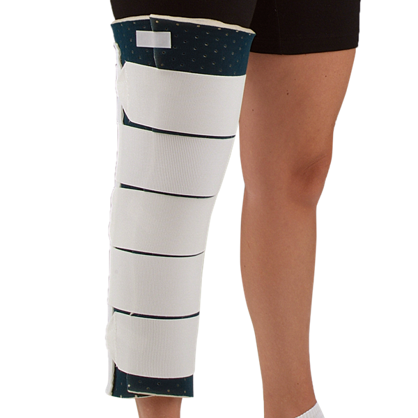 Load image into Gallery viewer, DeRoyal Knee Immobilizer w/Elastic Straps