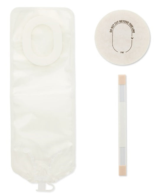 Hollister Pouchkins Newborn One-Piece Ostomy Pouch, Flat Barrier
