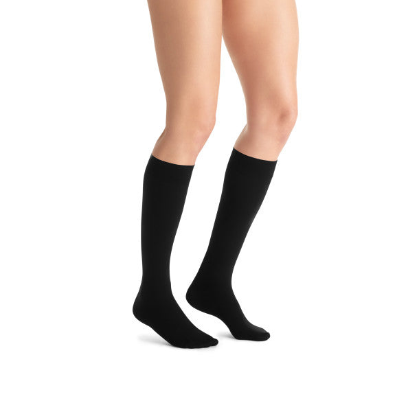 Load image into Gallery viewer, JOBST Women's Opaque Petite Knee High Knee High 20-30 mmHg Closed Toe