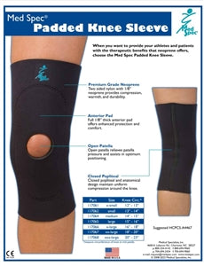 Load image into Gallery viewer, MedSpec Padded Knee Sleeve