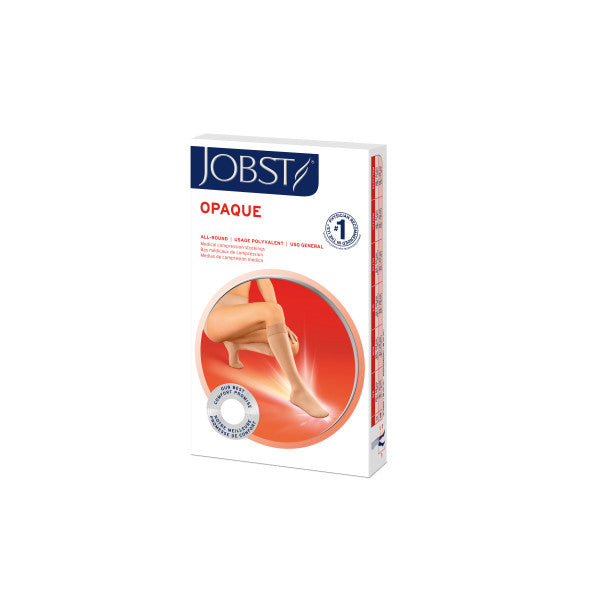 Load image into Gallery viewer, JOBST Women's Opaque Petite Knee High Knee High 20-30 mmHg Open Toe