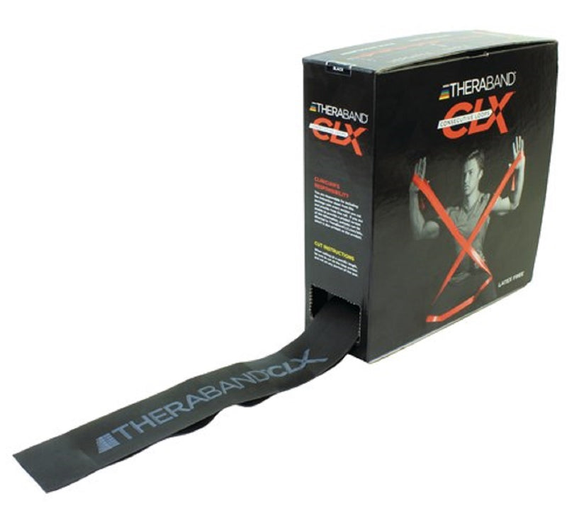 Load image into Gallery viewer, TheraBand Non-Latex CLX Consecutive Loops, 25 Yard Dispenser Box