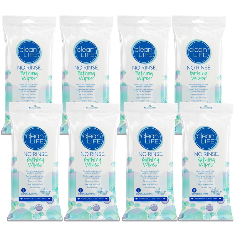 Load image into Gallery viewer, CleanLife No Rinse® Bathing Wipes