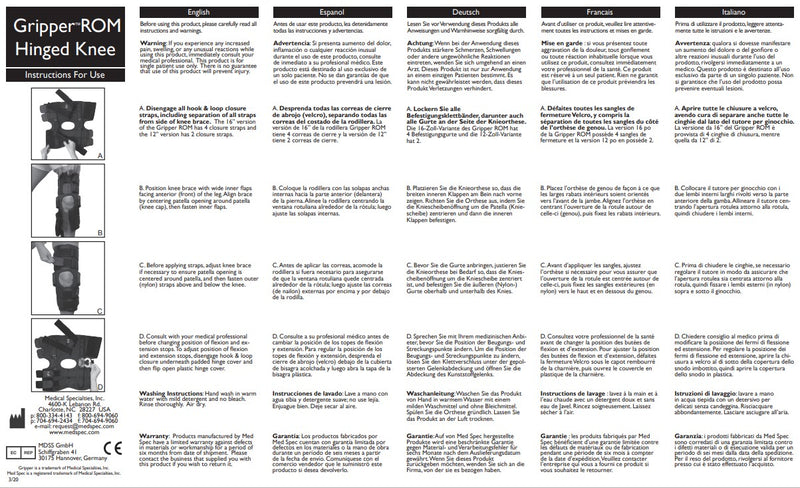 Load image into Gallery viewer, MedSpec Gripper™ 12" Hinged Knee Brace, Neoprene ROM