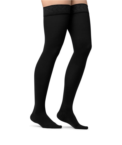 Load image into Gallery viewer, JOBST® Maternity Opaque Thigh High Compression Stockings, 20-30 mmHg, Closed Toe