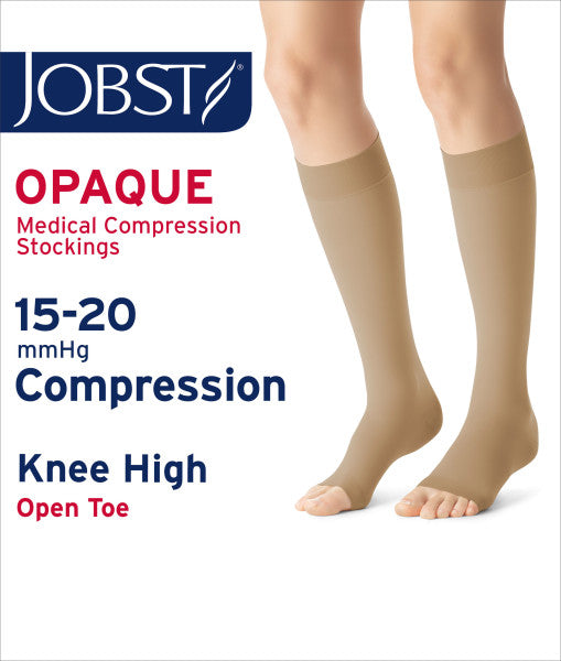 Load image into Gallery viewer, JOBST Opaque Knee High 30-40 mmHg Open Toe