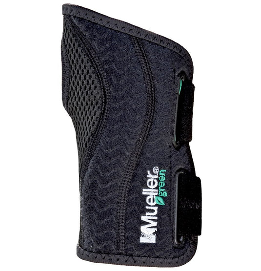 Mueller Fitted Wrist Brace Green Line - Fitted Wrist Brace