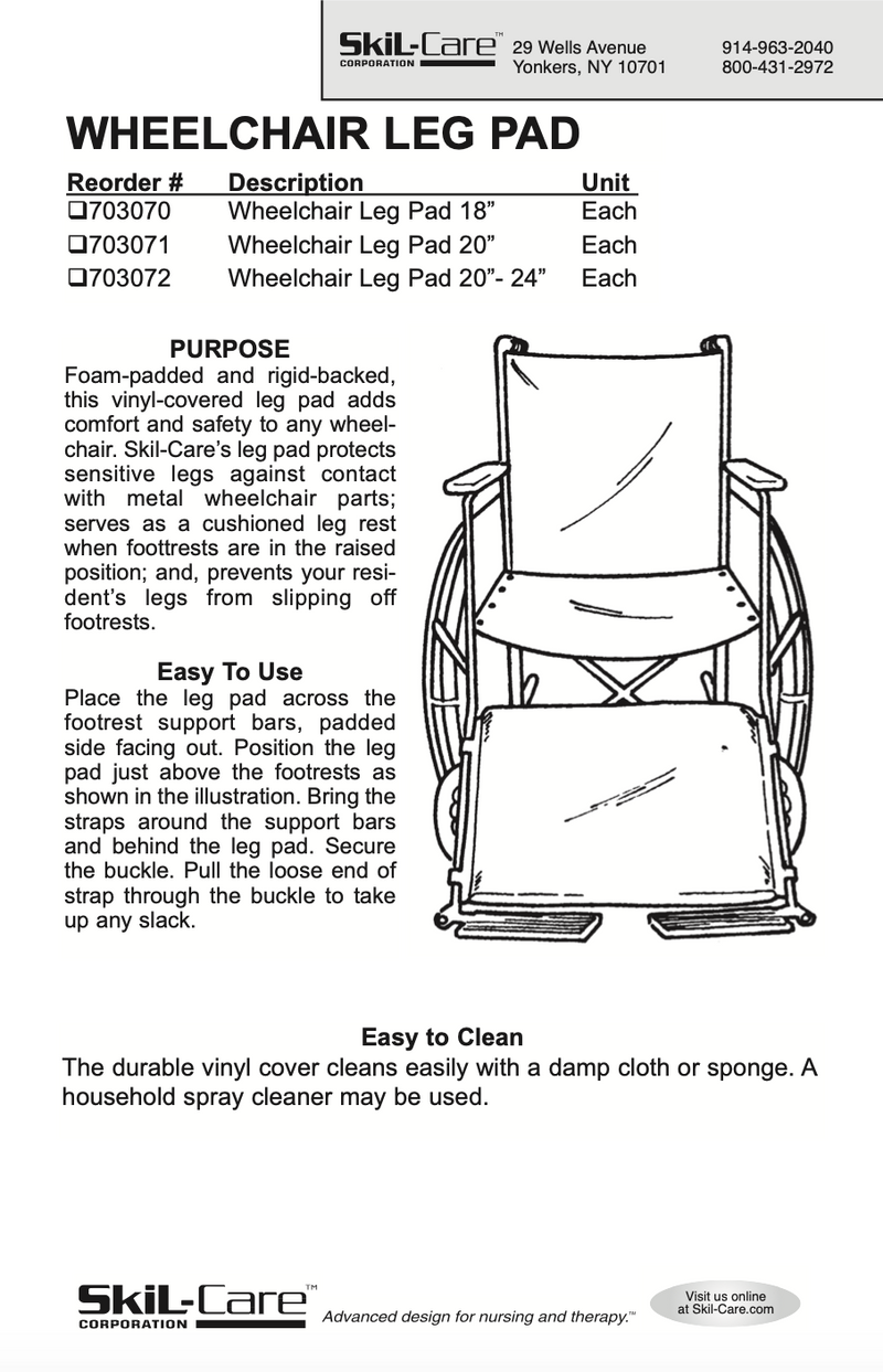Load image into Gallery viewer, SkiL-Care Wheelchair Leg Pad