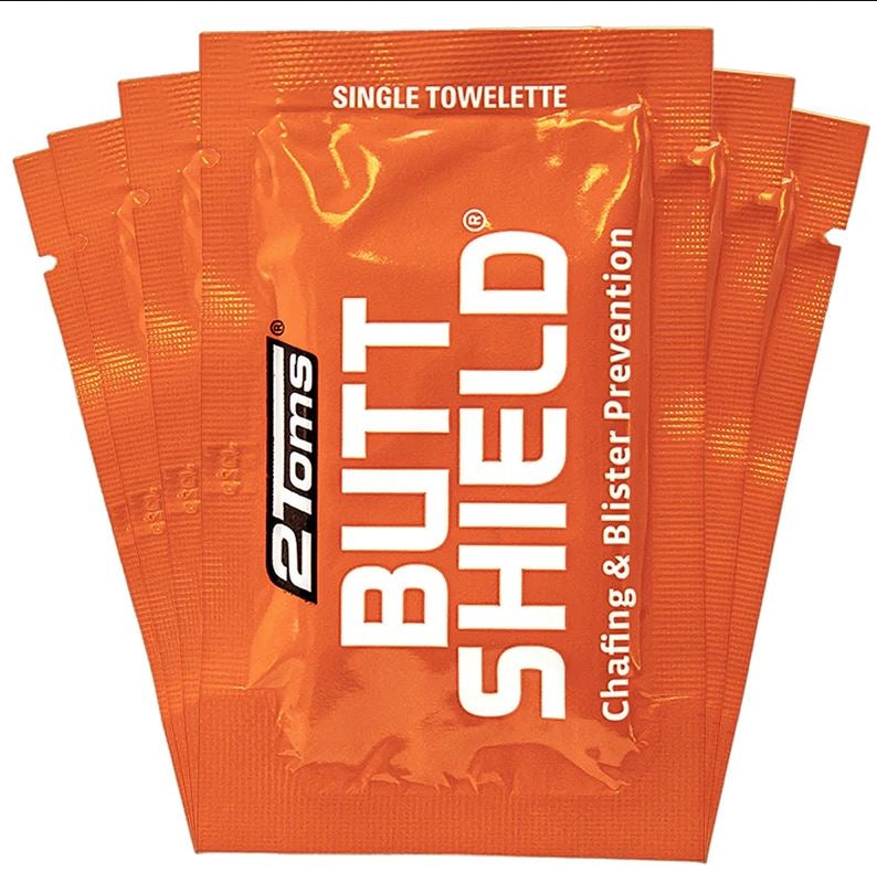 Load image into Gallery viewer, 2Toms® Buttshield® Anti Chafing Towelettes, 6-Pack