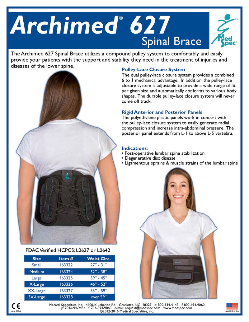 Load image into Gallery viewer, MedSpec Archimed® 627 Spinal Brace