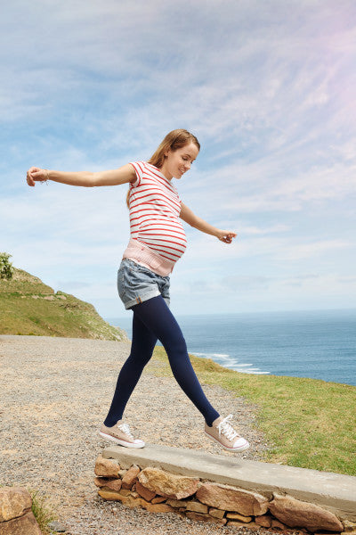 Load image into Gallery viewer, JOBST® Maternity Opaque Thigh High Compression Stockings, 20-30 mmHg, Closed Toe