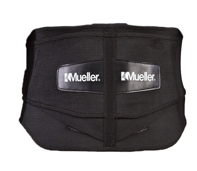 Load image into Gallery viewer, Mueller Lumbar Back Brace W/Removable Pad Black