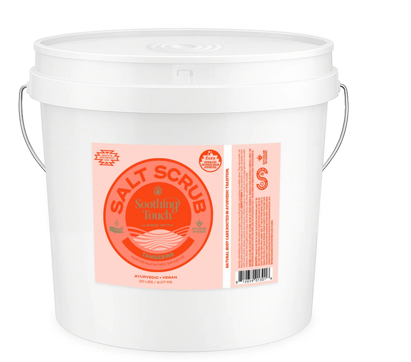 Load image into Gallery viewer, Soothing Touch Tangerine Herbal Salt Scrub