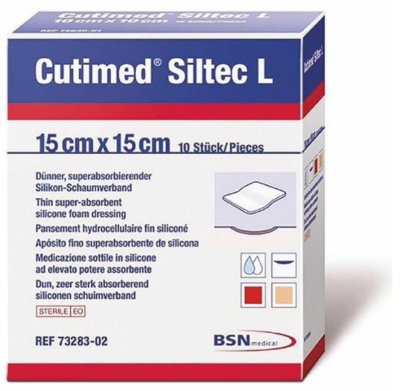 Load image into Gallery viewer, BSN Medical Cutimed Siltec L Silicone Foam Dressings