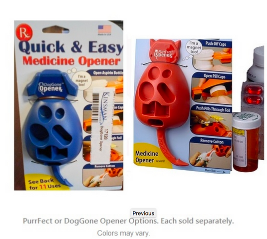 Kinsman PurrFect or DogGone, Multifuntional Opening Devices