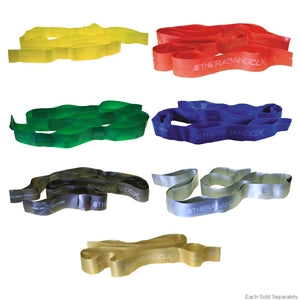 Load image into Gallery viewer, TheraBand Non-Latex CLX Consecutive Loops, 25 Yard Dispenser Box