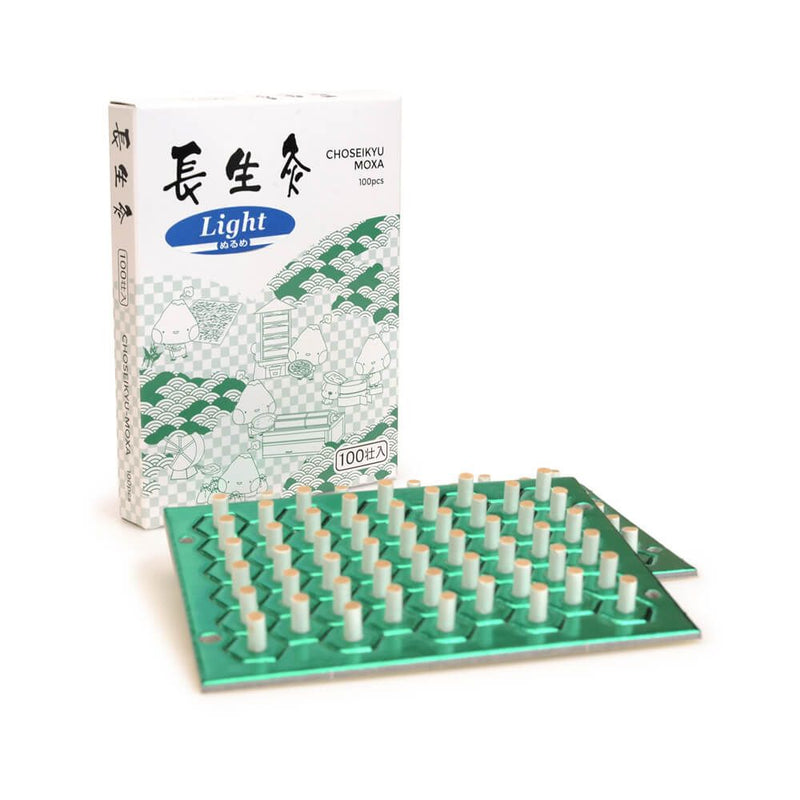Load image into Gallery viewer, Chosei-kyu Stick on Moxa (Light) Box of 100