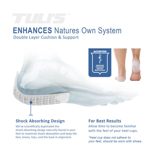Medi-Dyne Tuli's Classic GEL Heel Cups