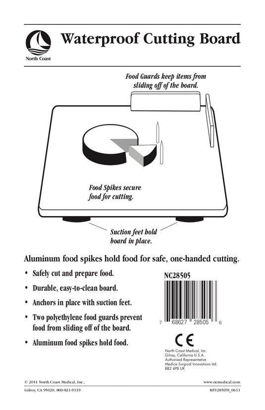 North Coast Medical Adaptive Cutting Board