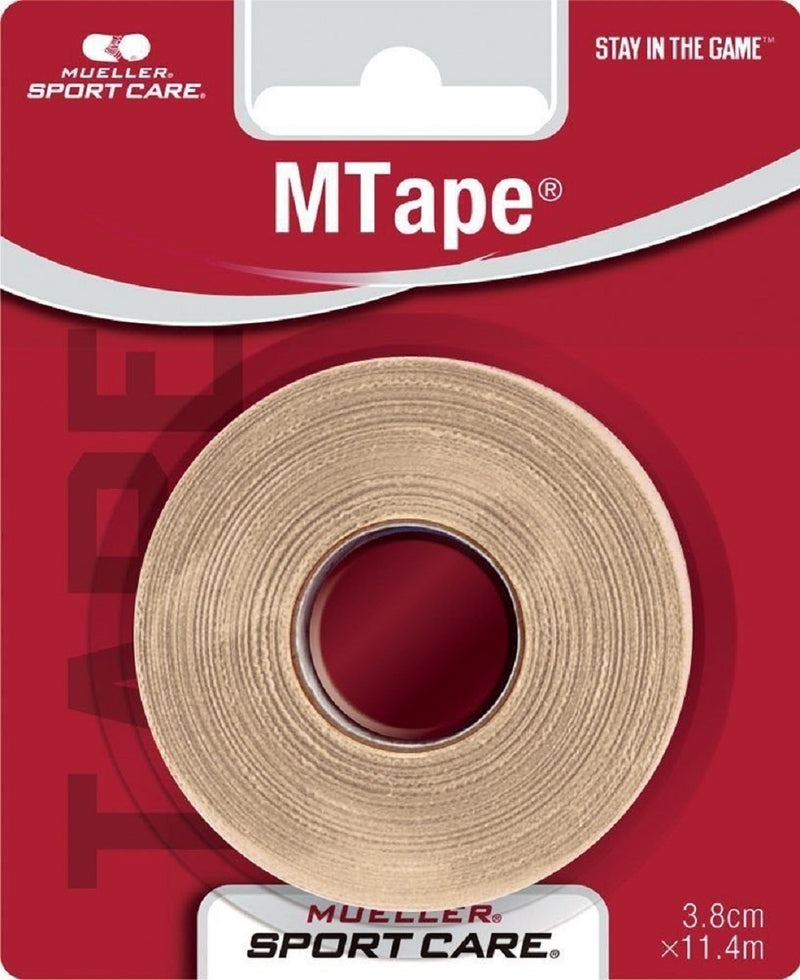 Load image into Gallery viewer, Mueller MTape, Clamshell, 1.5in x 10 yd