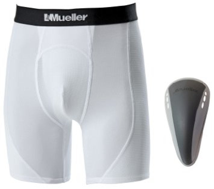 Load image into Gallery viewer, Mueller Athletic Support Shorts/Briefs w/Flex Shield Cup