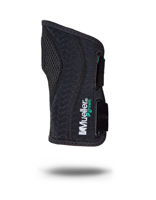 Mueller Fitted Wrist Brace Green Line - Fitted Wrist Brace