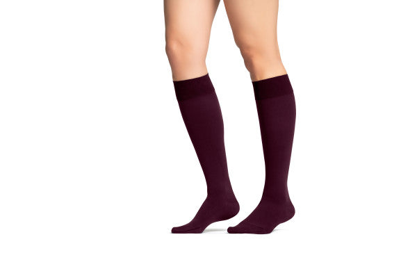 Load image into Gallery viewer, JOBST Maternity Opaque Knee High Compression Stockings, 15-20 mmHg, Closed Toe