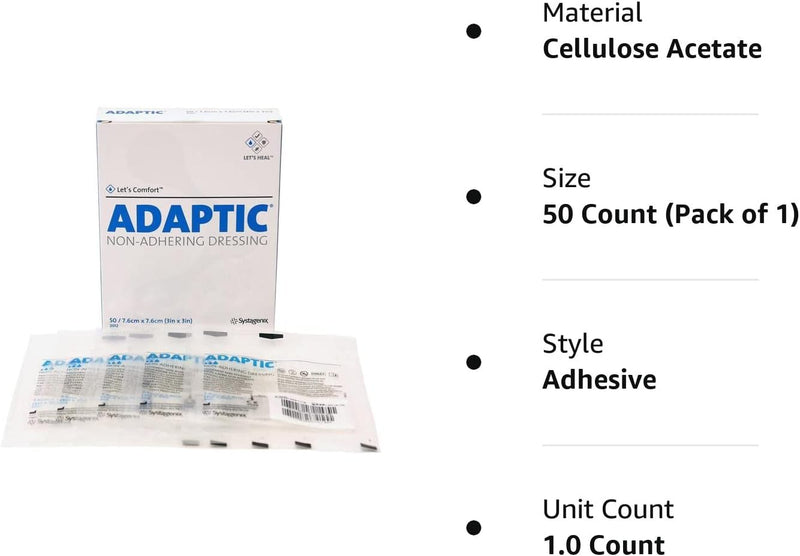 Load image into Gallery viewer, Systagenix Adaptic Non-Adherent Dressing 3" x 3" - 50/Bx