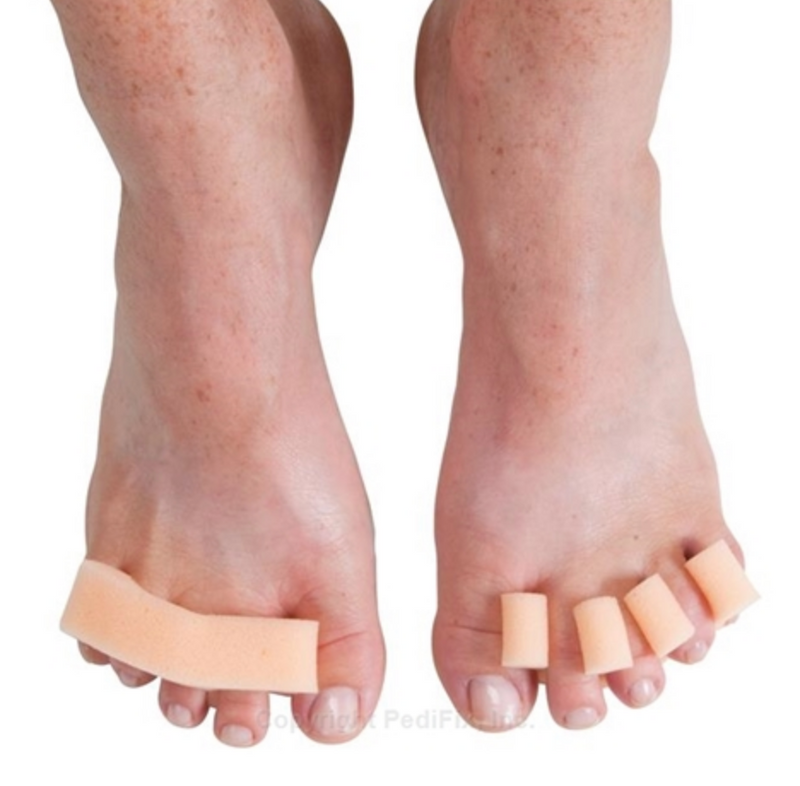 Load image into Gallery viewer, Pedifix Polyfoam Toe Combs (Pack/12) - "4 in 1" Super Soft Toe Cushions