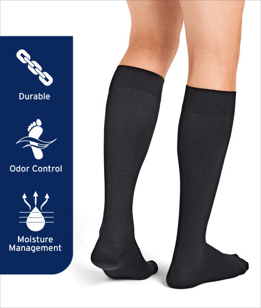 Load image into Gallery viewer, JOBST forMen Knee High, 15-20 mmHg Closed Toe