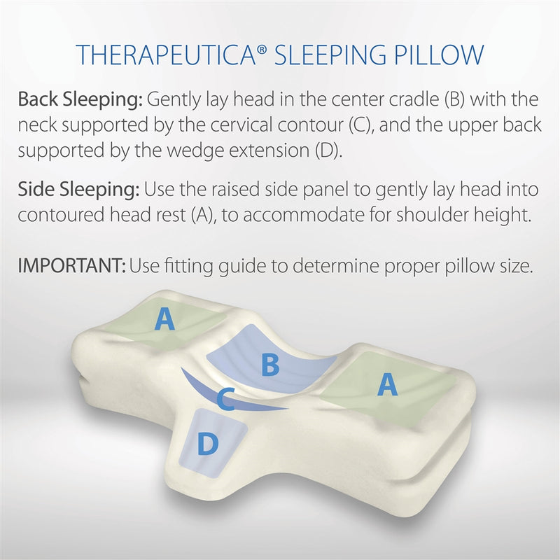 Load image into Gallery viewer, Therapeutica Cervical Sleeping Pillow
